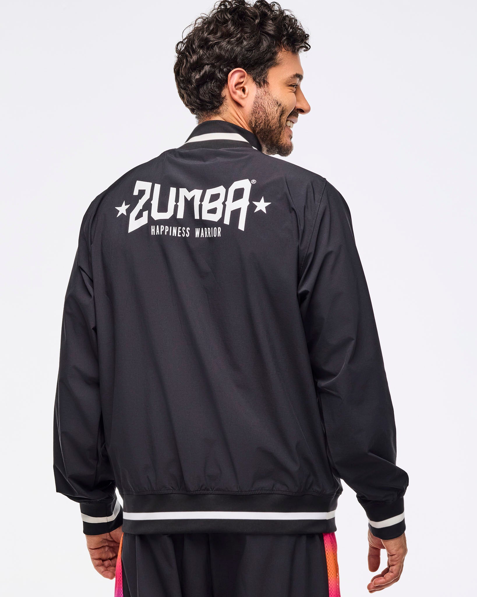 かずかずZumba Holiday Track Jacket Zumba Bomber Jacket With Sequin