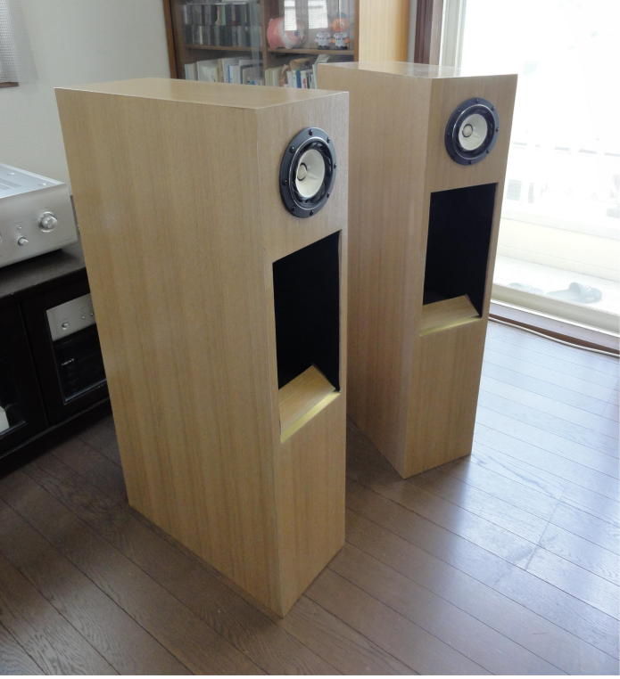 自作スピーカー（バックロードホーン）