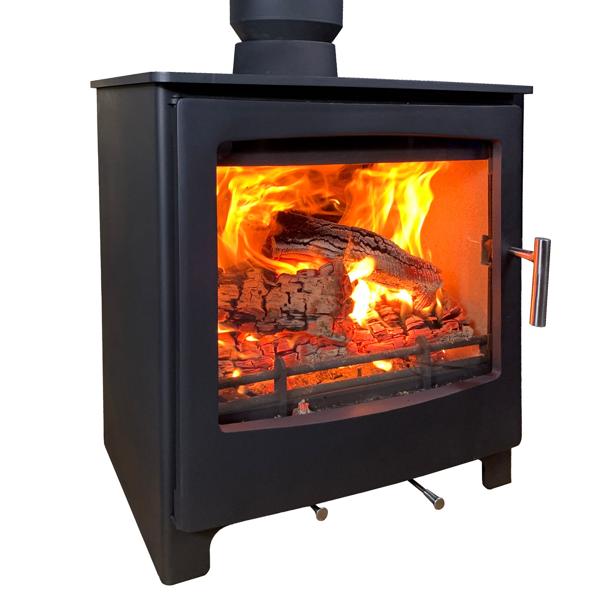 CF805s（Short）小型 鋼板製 薪ストーブ 8kw 外気導入ユニット付属機種