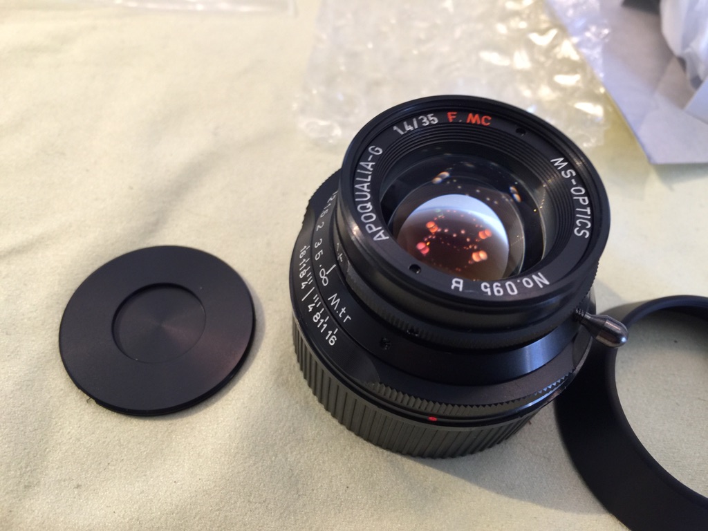 宮崎光学 MS-OPTICS APOQUARIA-G 35mm F1.4 Black 開封の儀 -1 - 晴れ