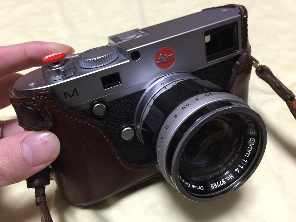 Canon 50mm F1.4 ライカ Lマウント - 晴れ時々ジャズ、雨のちカメラ