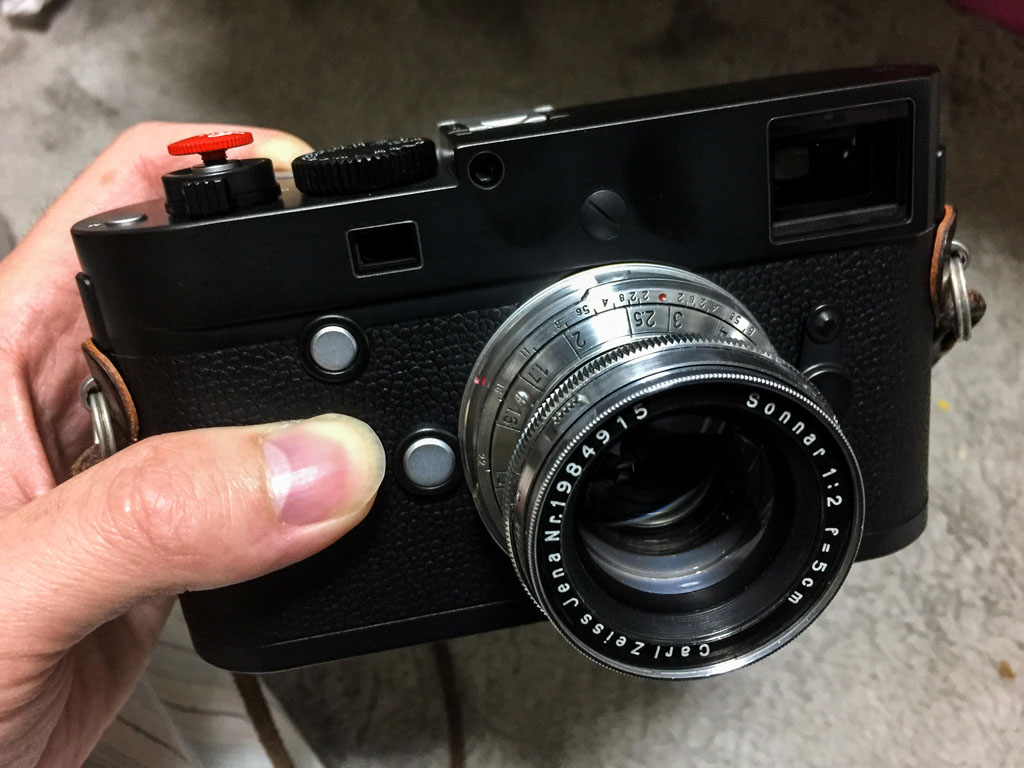 Carl Zeiss Jena Sonnar 50mm F2.0 戦前(後コーティング) Contax mount