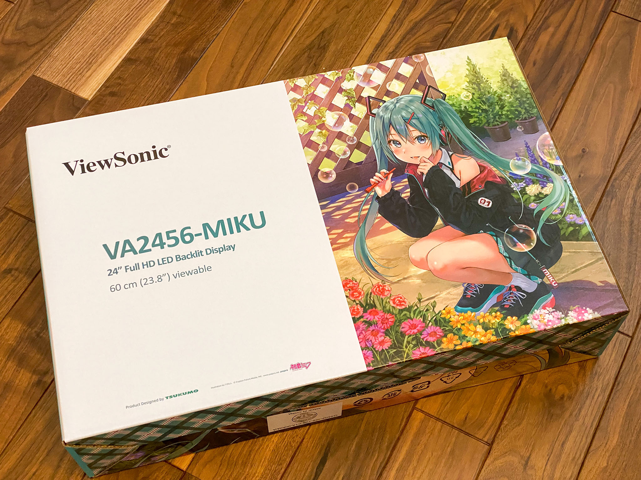 初音ミクコラボ液晶ディスプレイ ViewSonic VA2456-MIKU 23.8インチ