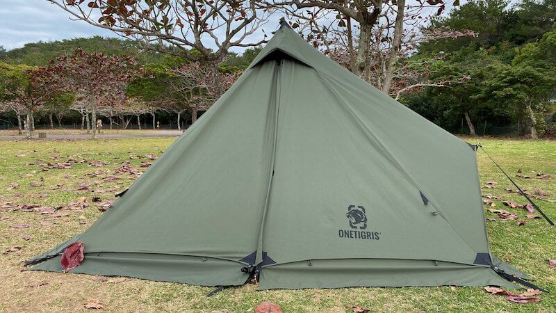 OneTigris CONIFER レビュー｜独特のフォルムをしたソロキャンプ用