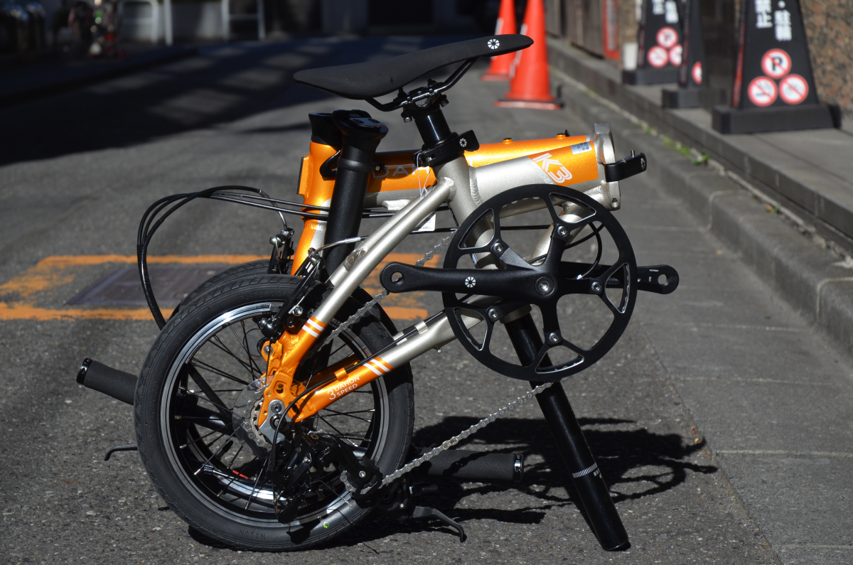 DAHON】コンパクトで8kg切りと軽量な大人気の折り畳み自転車 “K3″ の