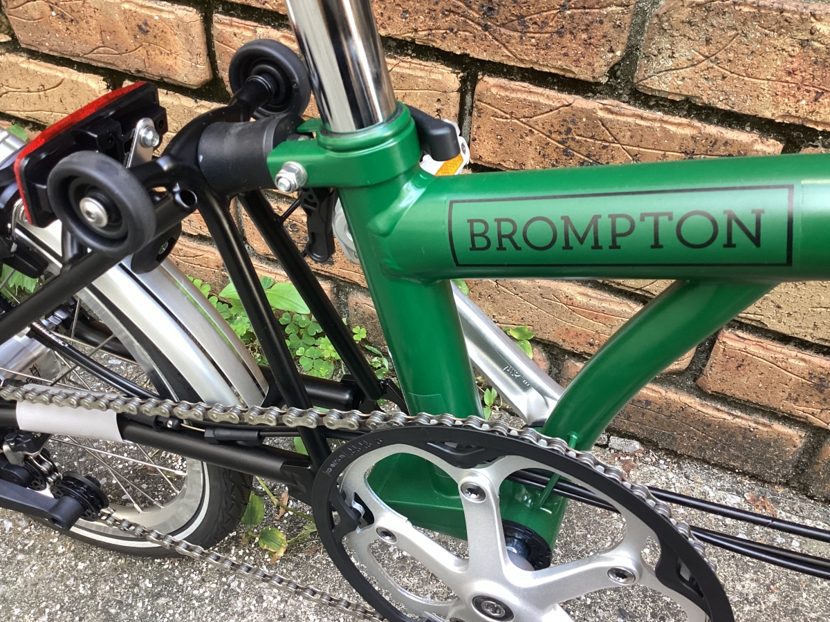 BROMPTON のRACING GREENがドロップアウトします…購入を検討されている