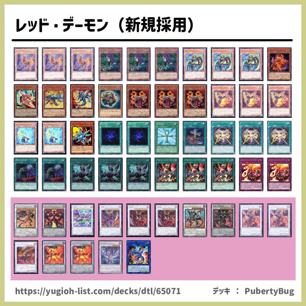 レッド・デーモン（新規採用）遊戯王デッキレシピリゾネーター【ファン