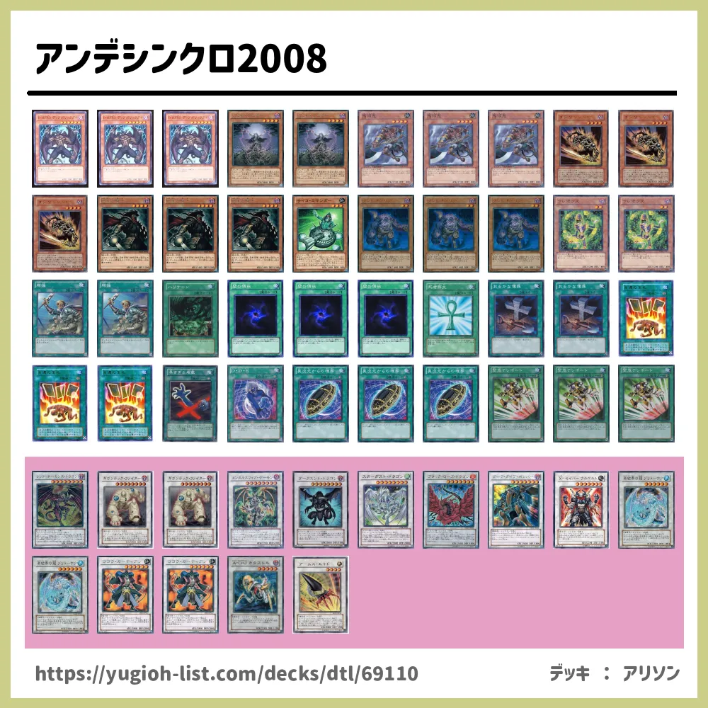 遊戯王OCG アンデット族 デッキパーツ シンクロ軸 遊戯王OCG