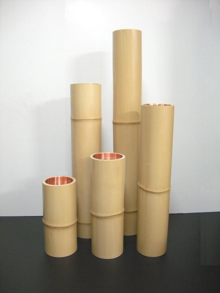 白竹五管筒 （見本品） - 花器ギャラリー 裕器 (ゆうき）