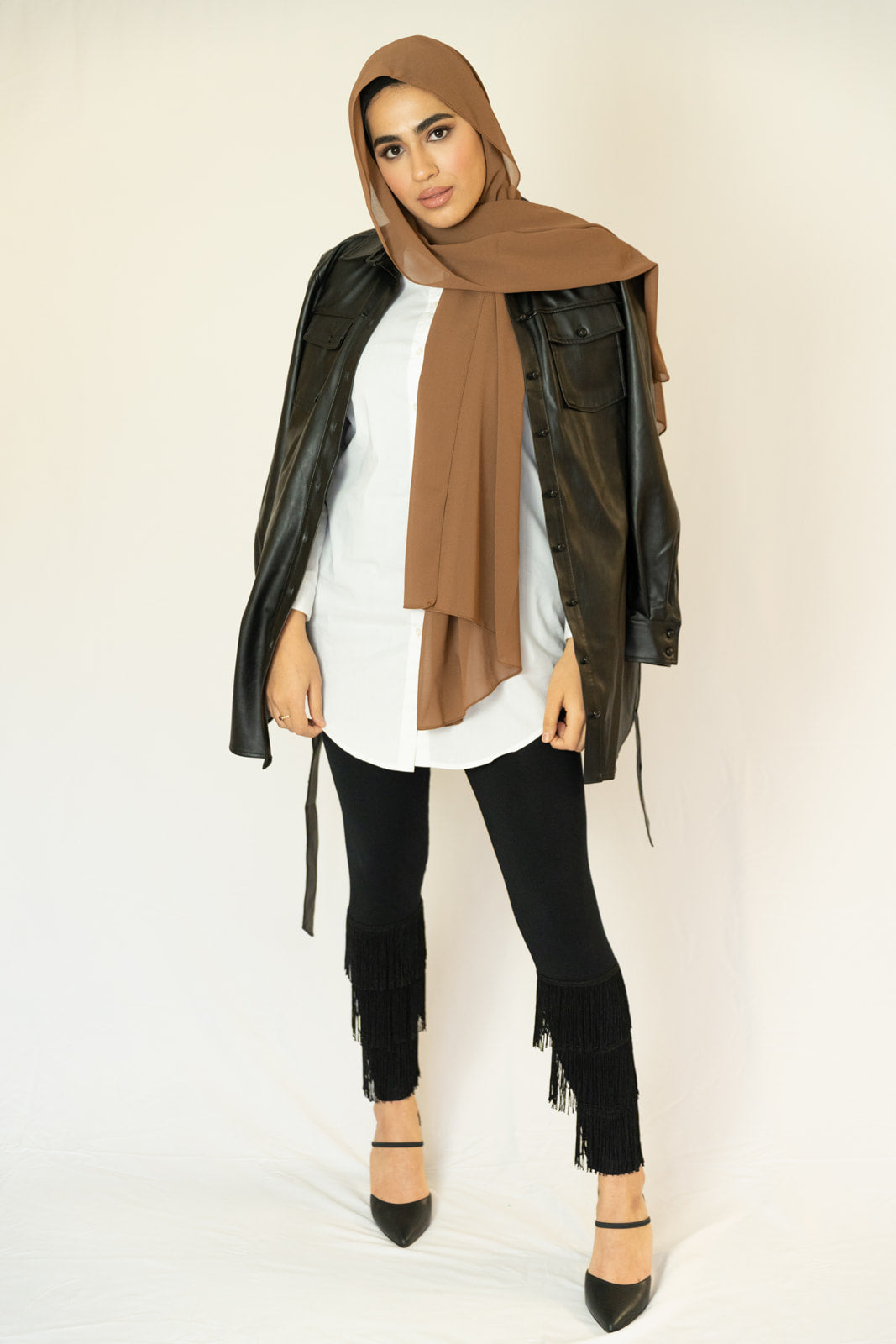 Fringe Hem Leggings – Zaria Boutique