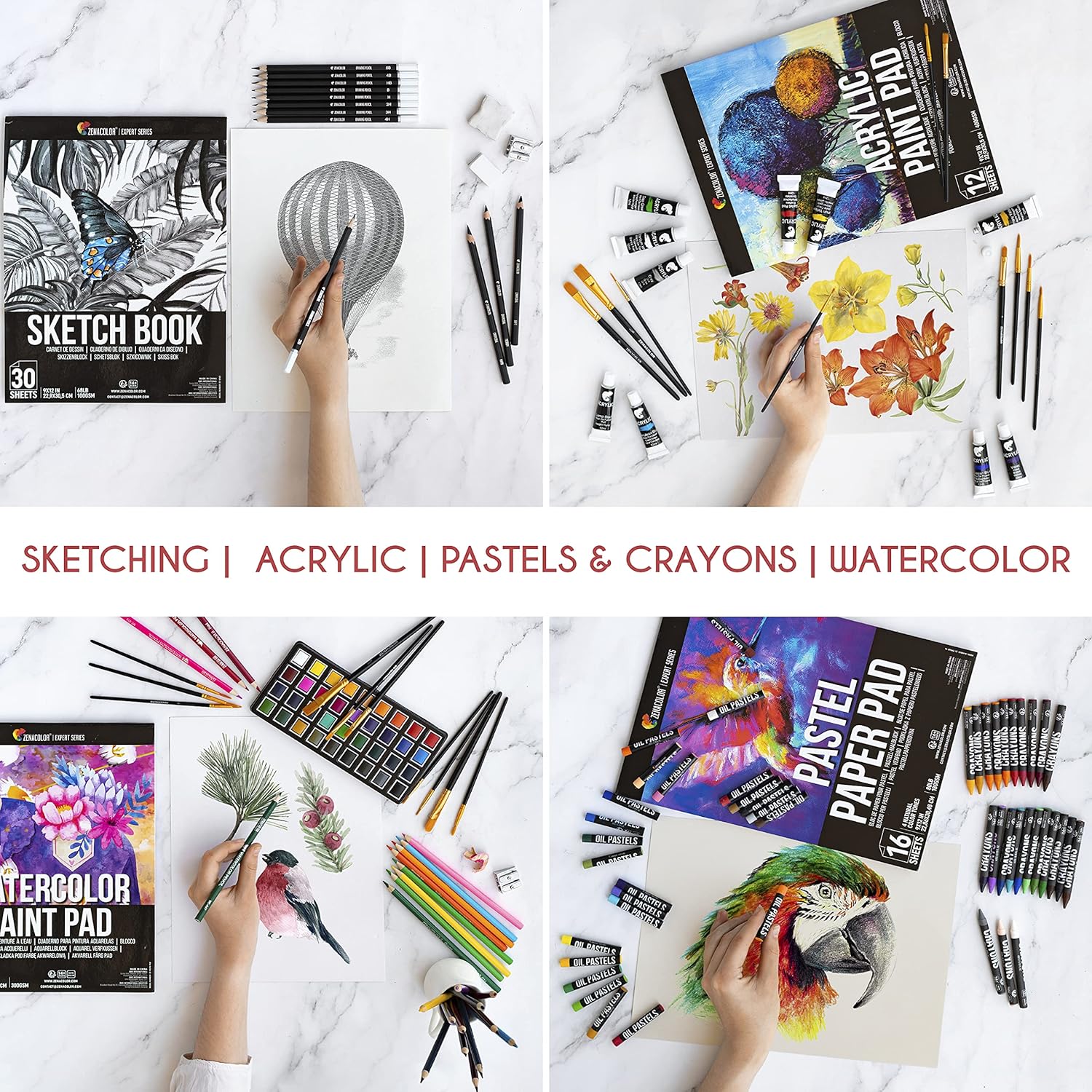 Mixed Media Art Set – Zenacolor