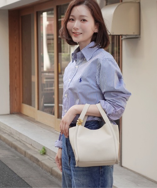 ハンドバッグ 「NiiNa」「高品質牛革」本革レザー2wayバケットバッグ