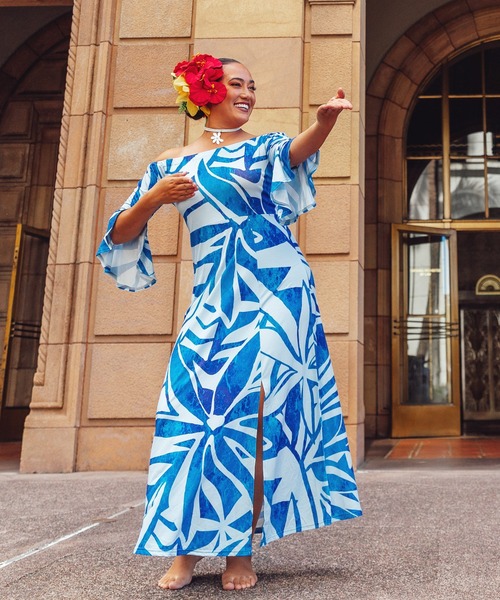 Maunaloa（マウナロア） ドレス 「Maunaloa」Ocean Blue Bird ティア