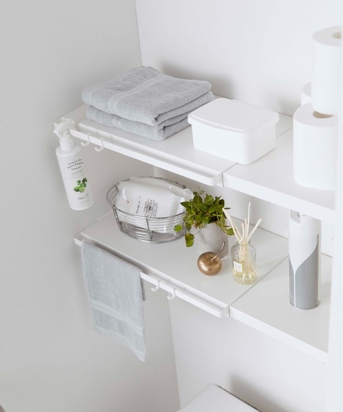 tower ランドリーグッズ tower（タワー)伸縮 つっぱり棒用棚板 S