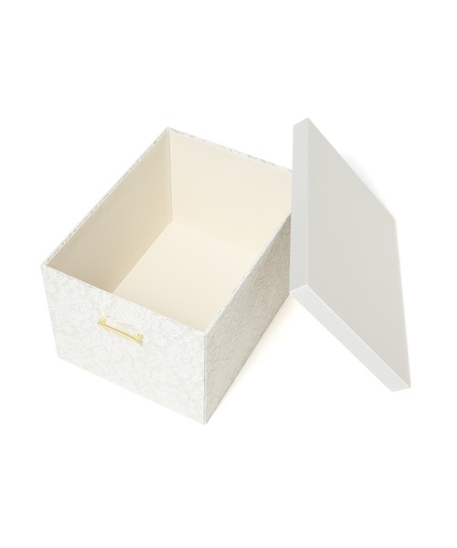 Francfranc（フランフラン） 収納 レース 大型ボックス S アイボリー