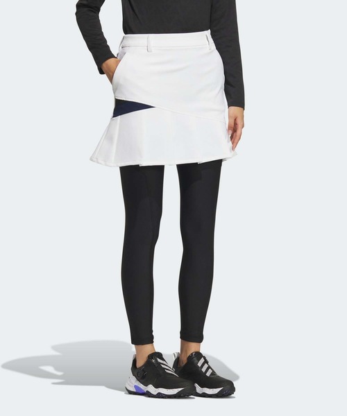 adidas（アディダス） スカート 撥水 アシンメトリー プリーツスカート