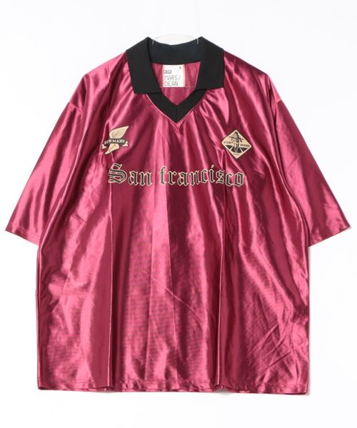 tシャツ a.p.o.v. ナンバリングサッカーゲームシャツ メンズ