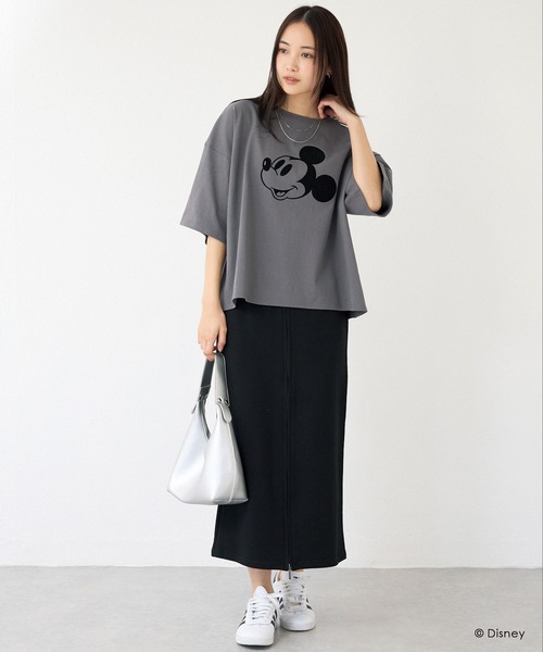 LAVEANGE（ラビアンジェ） スカート スウェットファスナースカート