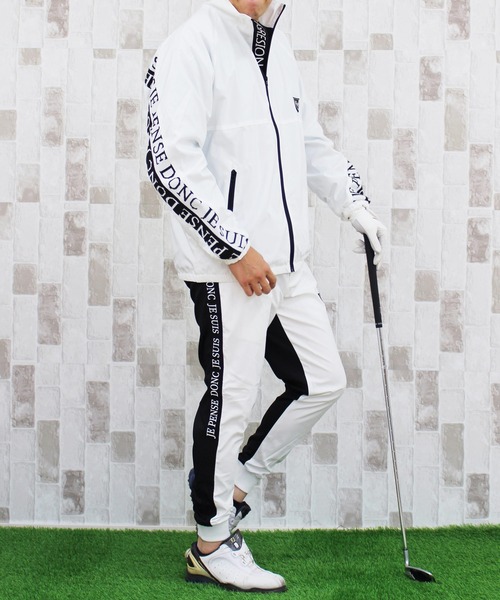 TopIsm（トップイズム） ゴルフ ロゴデザインナイロンジャケット