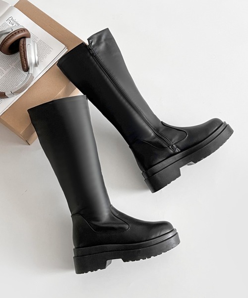 Shoes in Closet（シュークロ） ブーツ 「#極軽」軽量厚底 2段ソール