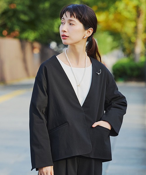 studio CLIP（スタディオクリップ） ジャケット ノーカラージャケット