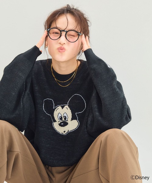Disney（ディズニー） ニット セーター 「Disney/ディズニー」Mickey