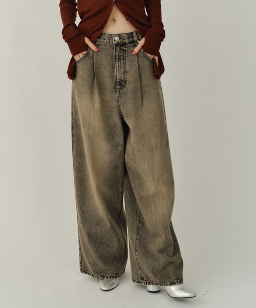ジーンズ デニム デニムパンツ Super wide mens like denim／スーパー