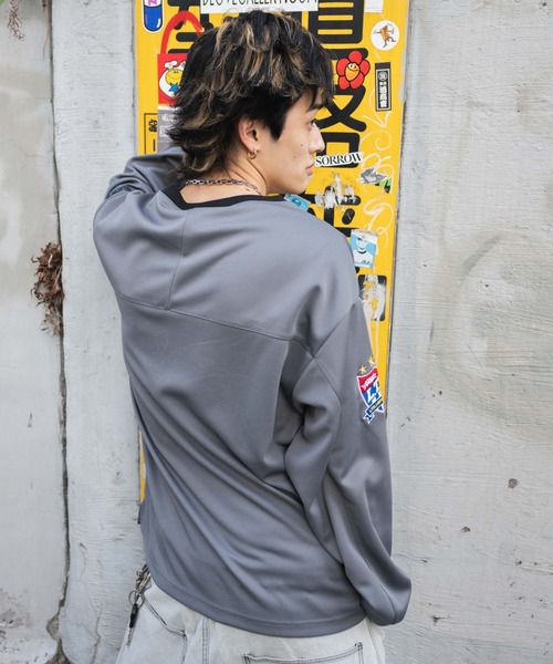 LTR DEPTH tシャツ LTR DEPTH/ナンバリングホッケーロンT メンズ