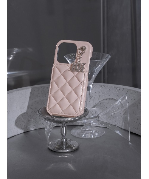 Darich（ダーリッチ） スマホケース キルティングミラーDDチャーム