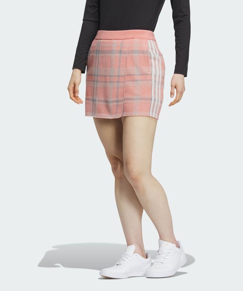 adidas（アディダス） スカート タータンチェック ニットスカート