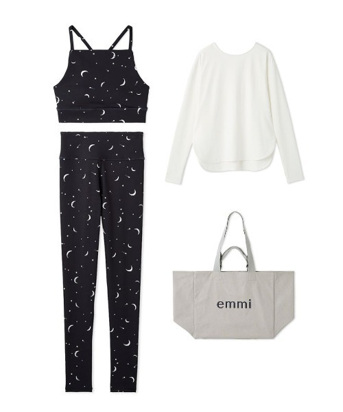 emmi 「ONLINE限定」Happy Active set｜4点セット|ヨガ・ピラティス