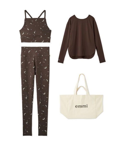 emmi 「ONLINE限定」Happy Active set｜4点セット|ヨガ・ピラティス