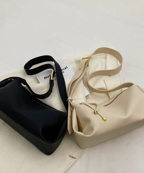 ショルダーバッグ バッグ フェイクレザーショルダーバッグ レディース