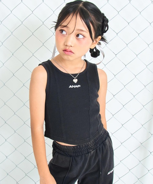 ANAP kids（アナップキッズ） セットアップ ユーズド加工 コルセット