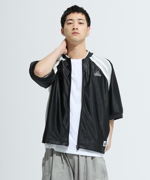 adidas（アディダス） ジャージ カットライン 半袖トラックトップ