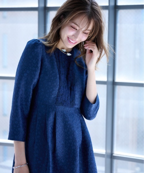 Chesty（チェスティ） ワンピース クラシックジャガードワンピース