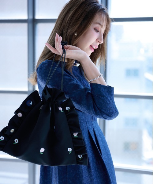 Chesty（チェスティ） ワンピース クラシックジャガードワンピース