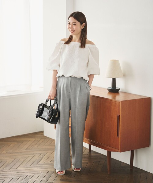 Demi-Luxe BEAMS（デミルクス ビームス） スラックス パンツ