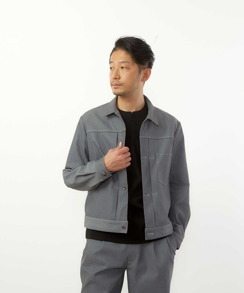 MEN'S MELROSE ブルゾン アウター ソロテックスデニムトラッカー