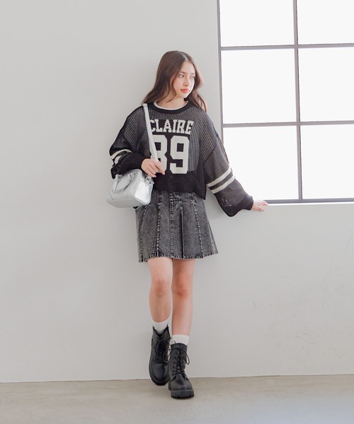 GLOBAL WORK（グローバルワーク） ニット セーター メッシュニット