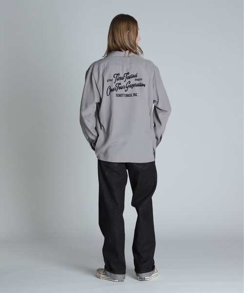 Schott N.Y.C（ショット） シャツ Schott/ショット/BOWLING LS SHIRT