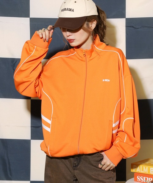 NERDY ジャージ レーシングトラックトップス レディース メンズ