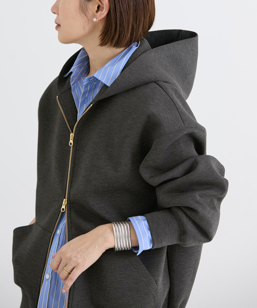 IENA（イエナ） パーカー 「セットアップ対応」ダンボールニット