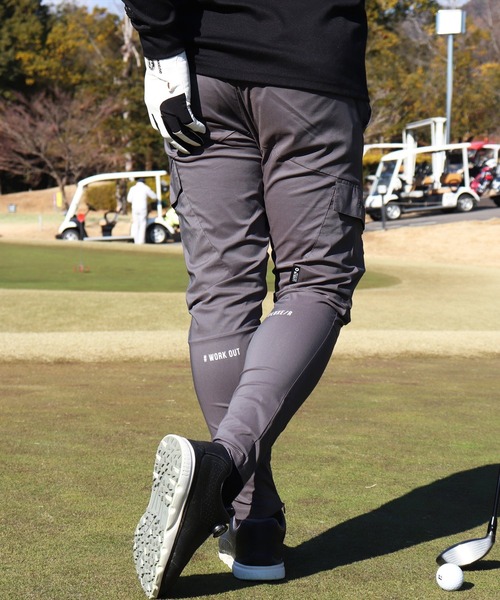 カーゴパンツ (RM)「LUXE/R GOLF」ストレッチ クロス メンズ