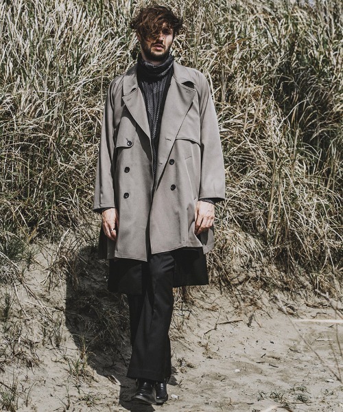 NO ID.（ノーアイディー） トレンチコート コート mj9476- ダブルガン