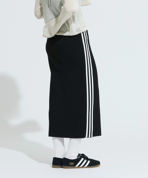 adidas（アディダス） スカート アディカラー ニット スリーストライプ