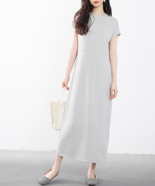 SAISON DE PAPILLON（セゾンドパピヨン） ワンピース ポンチ素材