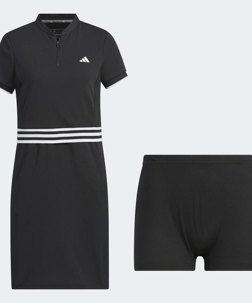 adidas（アディダス） ワンピース 3ストライプス レイヤードライク