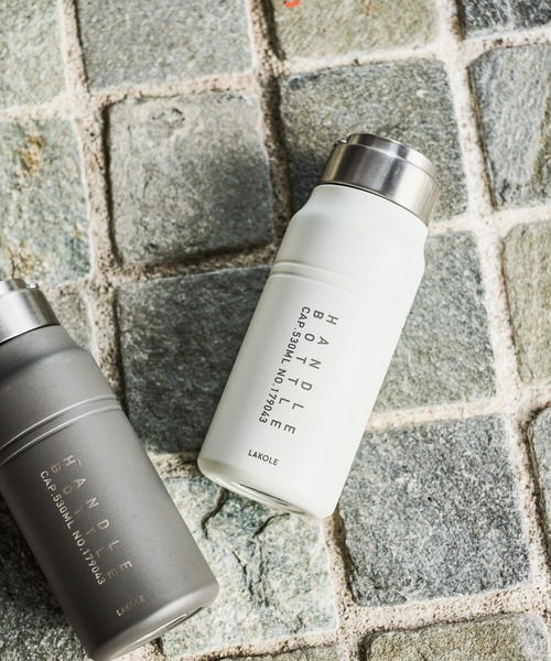 LAKOLE（ラコレ） 水筒 「保温保冷」ハンドル付き真空ボトル(530ml