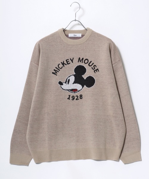 ミッキーマウス刺繍ニットセーター S115935462 - トップスお値下げ中・レア